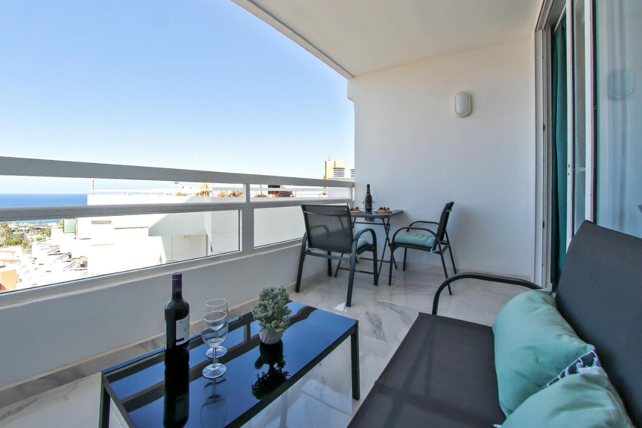 Modern Studio With A Sea View And Pool Access Ponderosa 801 Playa de las Américas Eksteriør billede