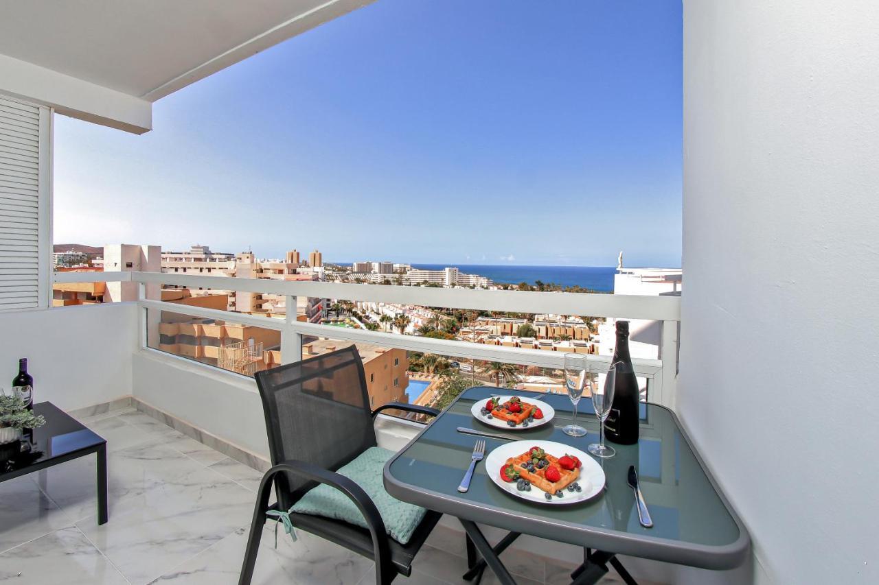 Modern Studio With A Sea View And Pool Access Ponderosa 801 Playa de las Américas Eksteriør billede
